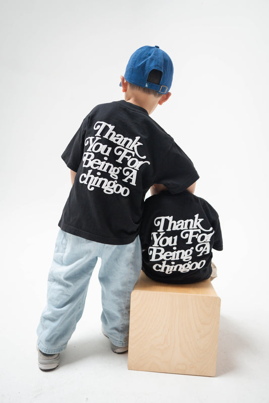 Kids Snack Club Tee (Off-Black)