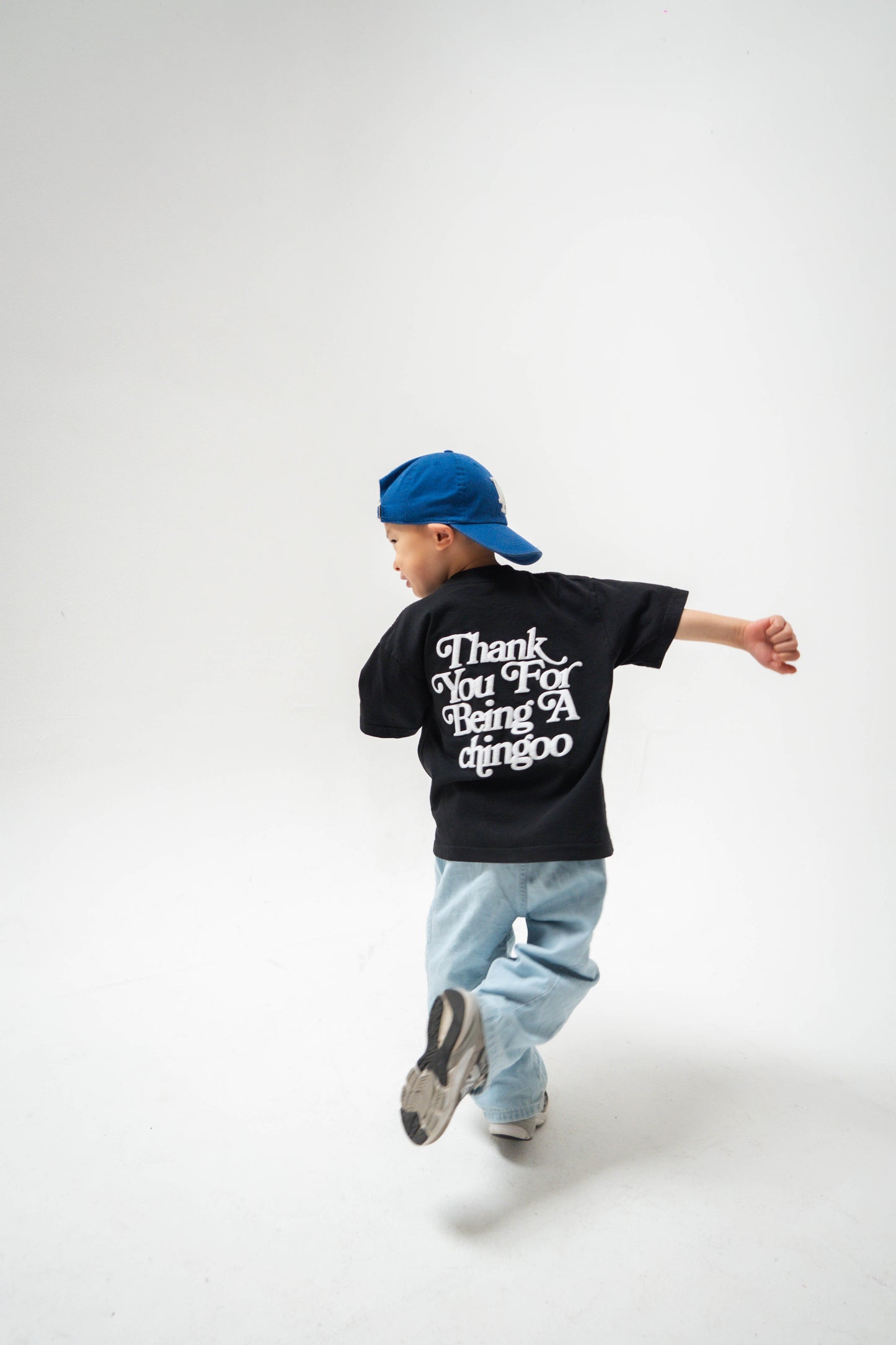 Kids Snack Club Tee (Off-Black)
