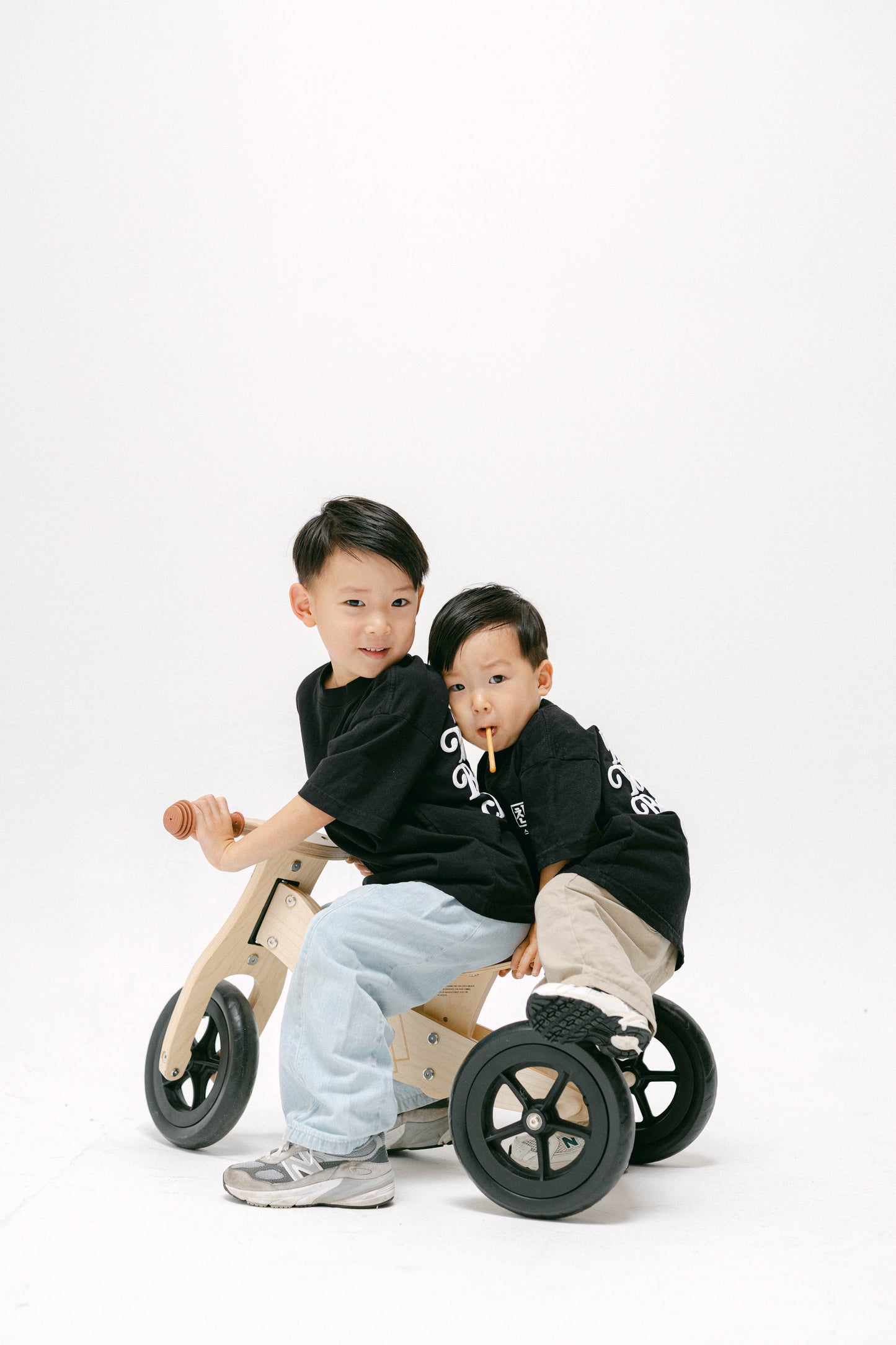 Kids Snack Club Tee (Off-Black)